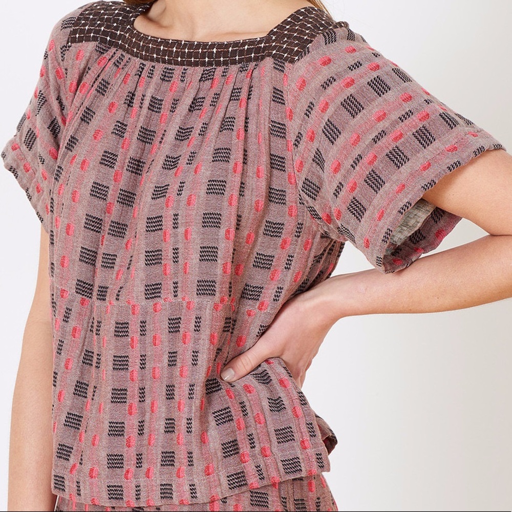 Ace & Jig Vista Top in Twine/Saki